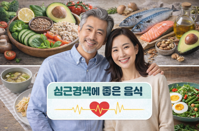 심근경색에 좋은 음식! 총정리!