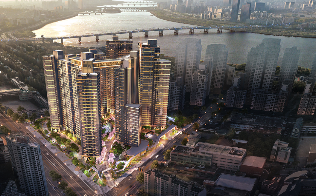 래미안원펜타스-조감도