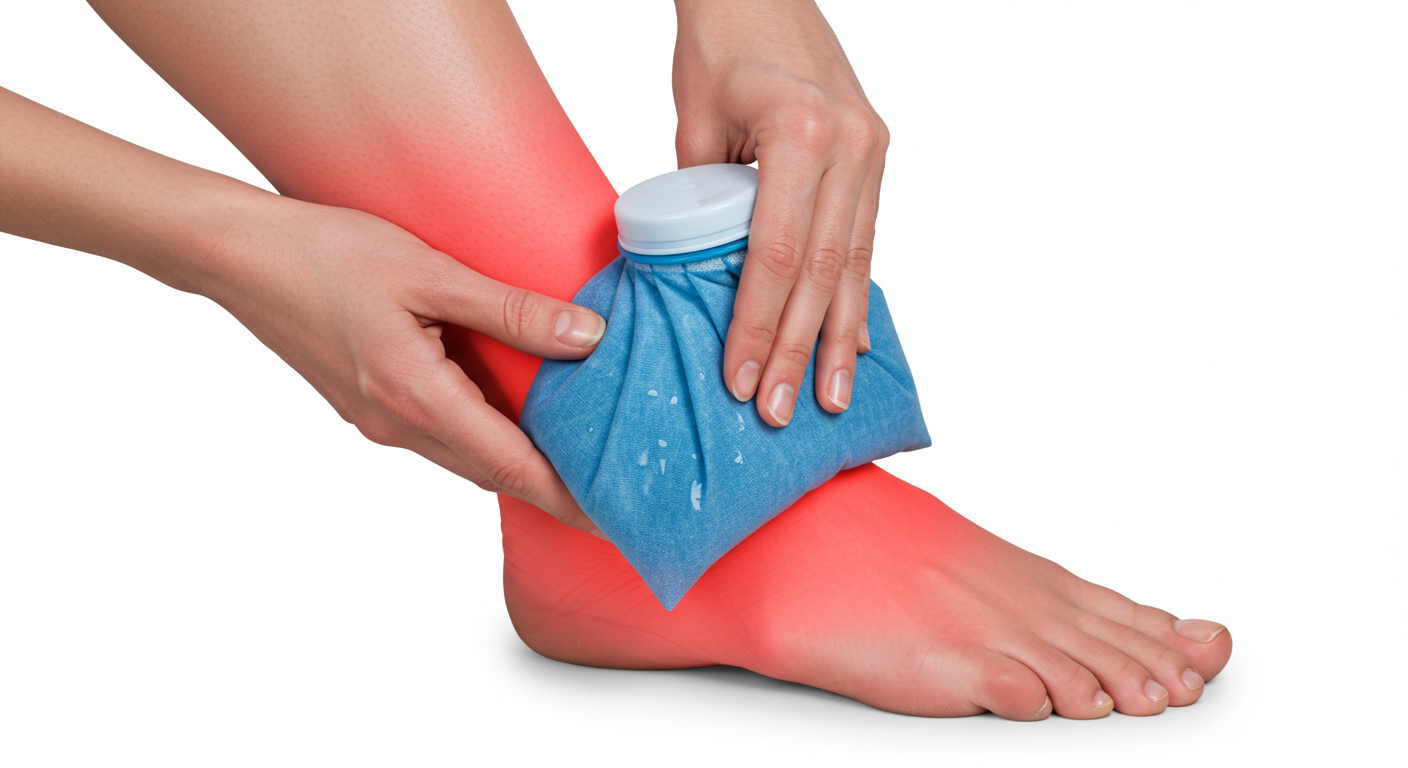 발목 접질렀을 때