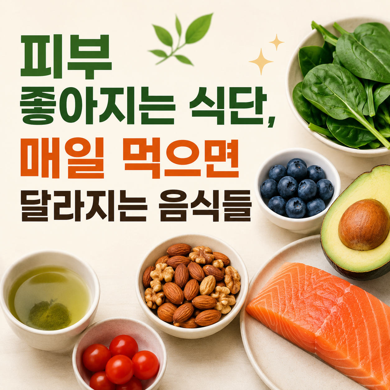 피부 좋아지는 식단