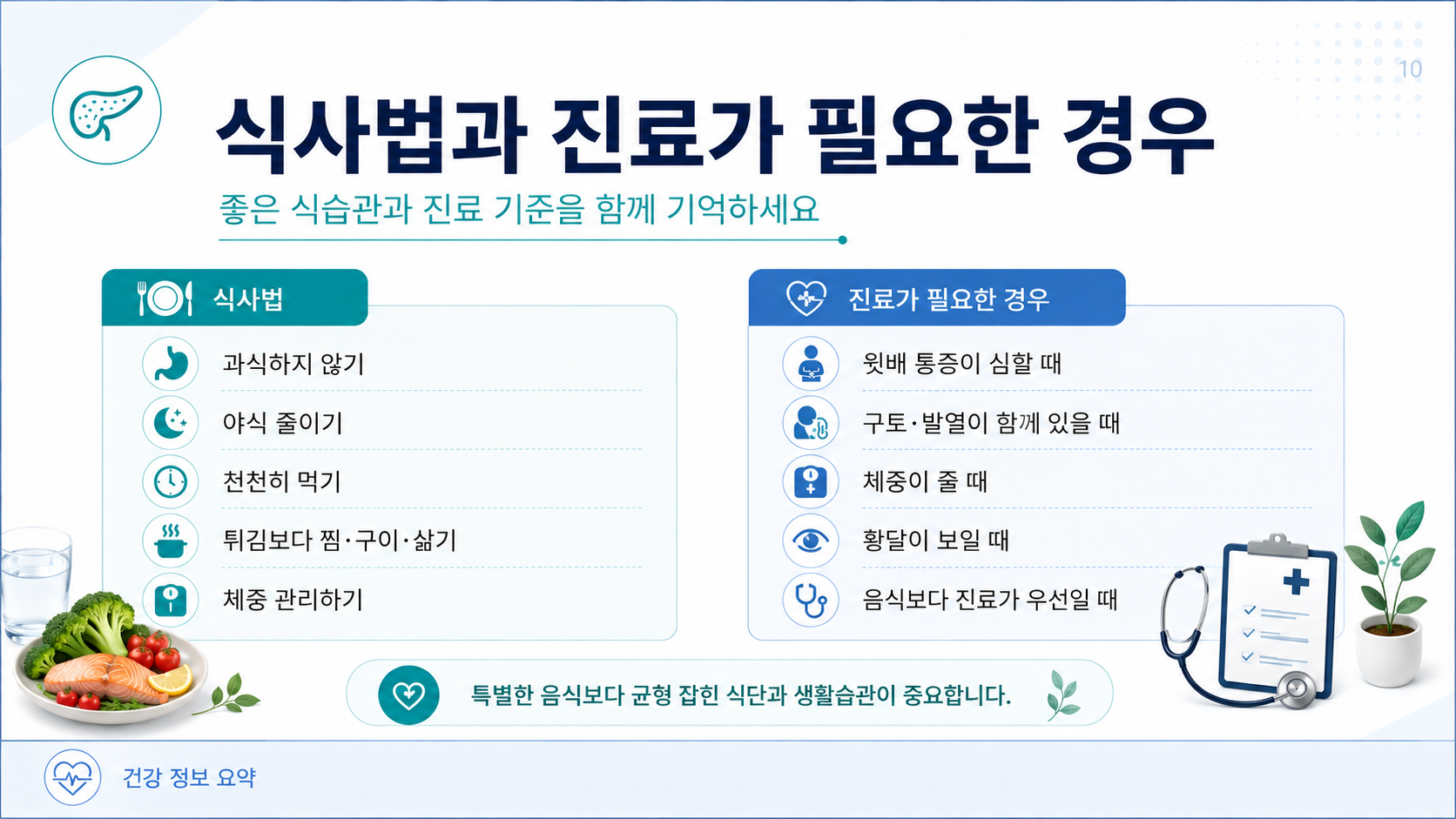 췌장의 좋은 음식 ppt 10page