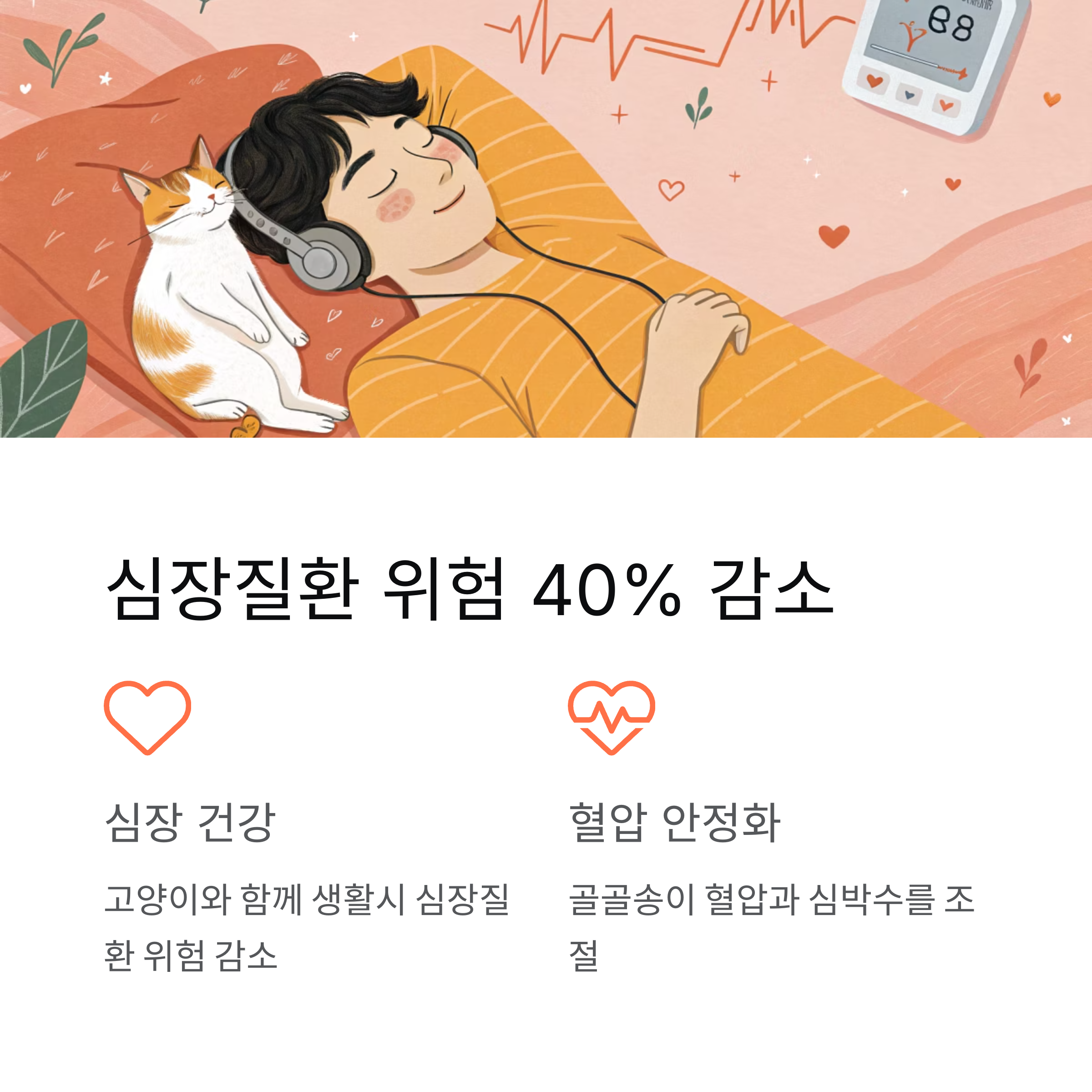 심장질환 위험 40% 감소
