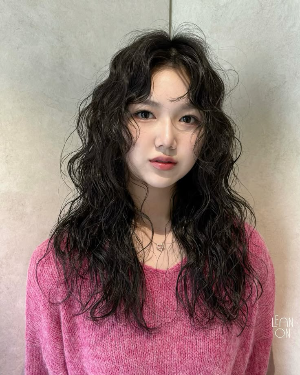 히피펌 헤어스타일