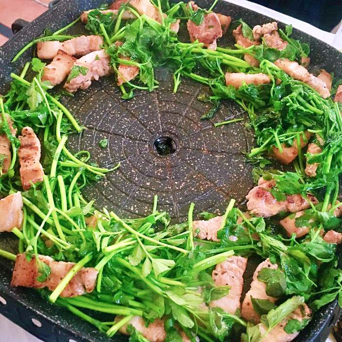 네모세모 경북 청도 세미칼 미나리 삼겹살 맛집