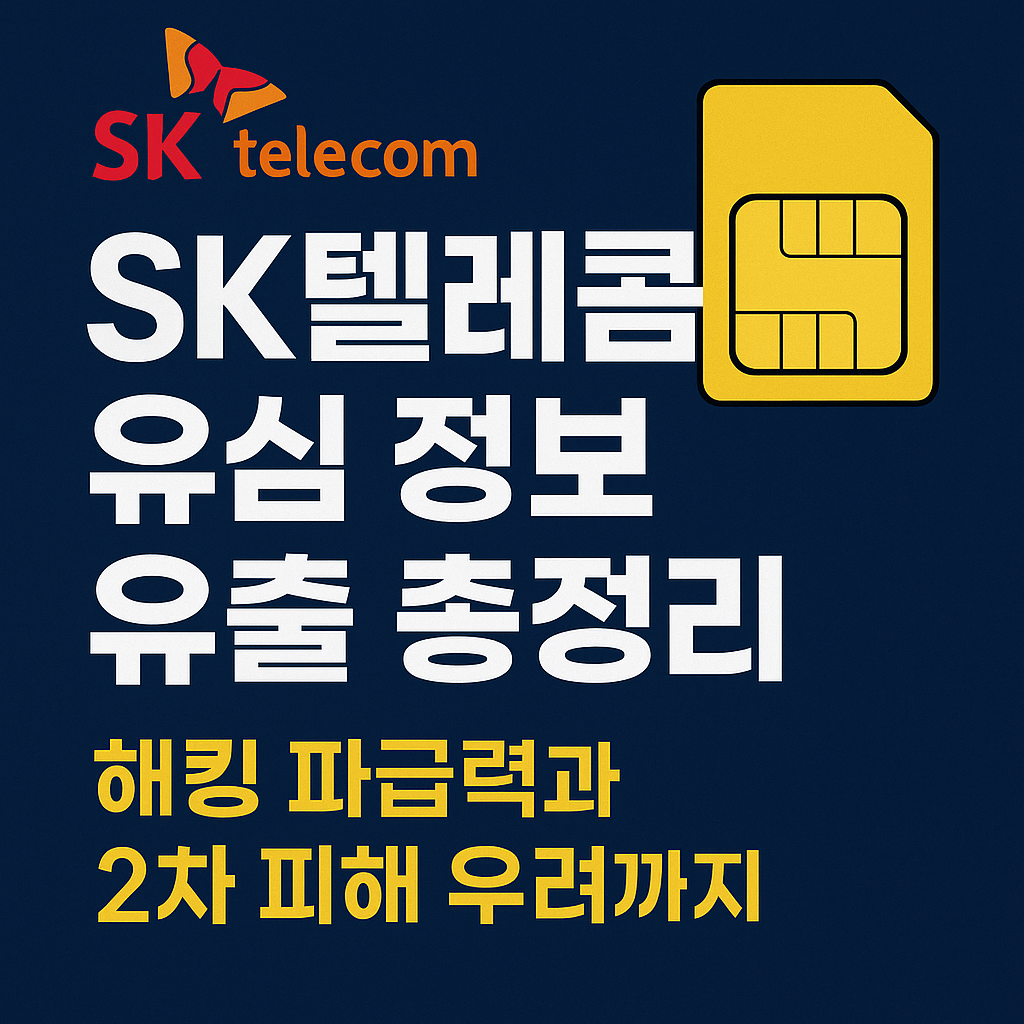 SK텔레콤 유심 정보 유출 사태 총정리