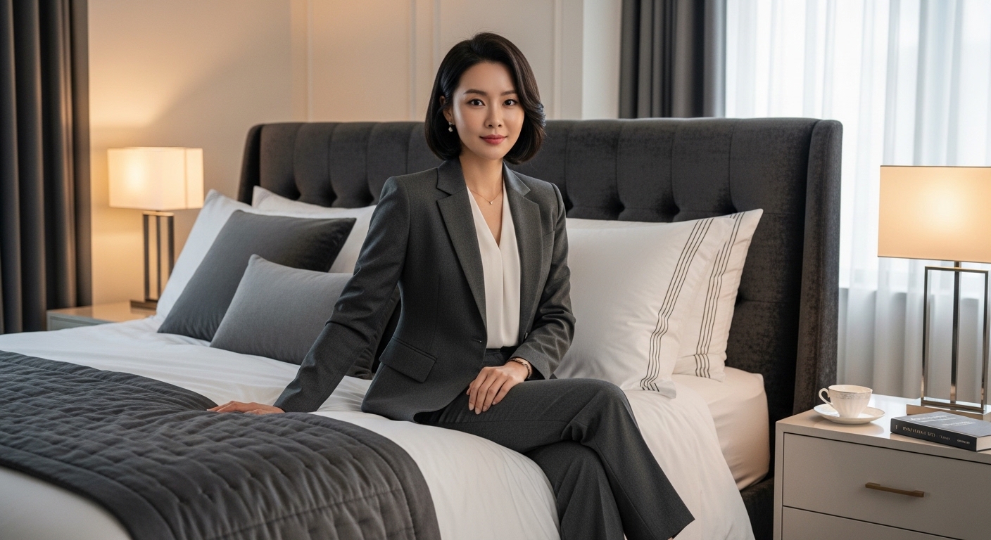 호텔 침대 느낌