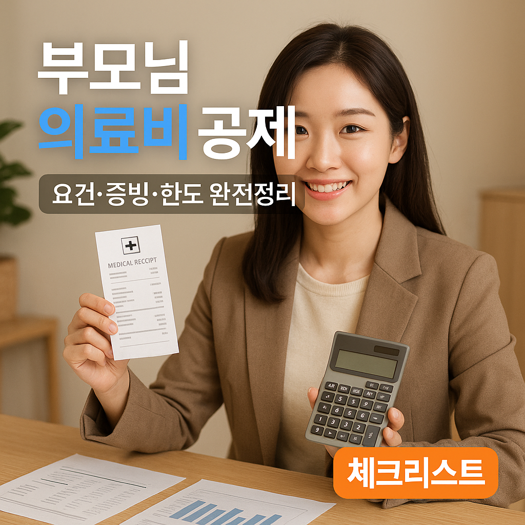 부모님 의료비 공제 &rsquo;25 &ndash; 요건&middot;증빙&middot;한도 완전정리