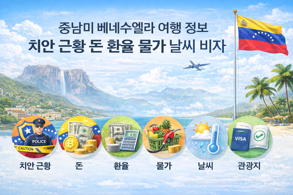 베네수엘라 여행 전 꼭 알아야 할 치안·물가·비자 완벽 가이드