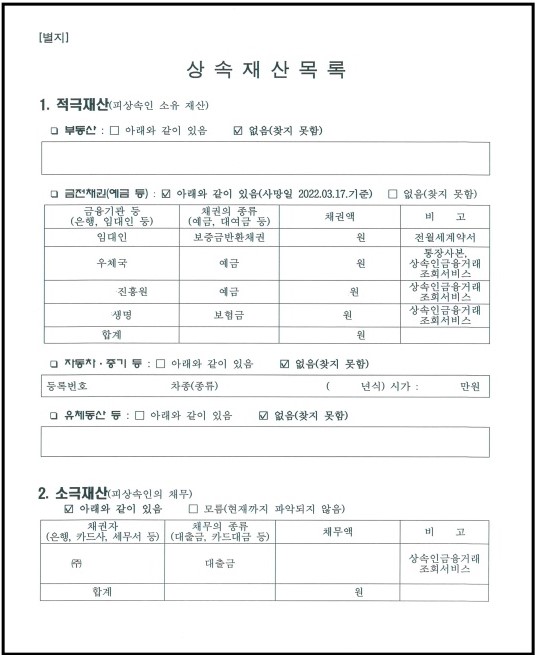 부산상속변호사 특별한정승인 상담은