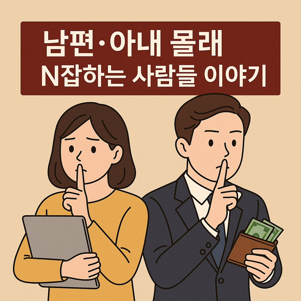 남편·아내 몰래 N잡하는 사람들 이야기