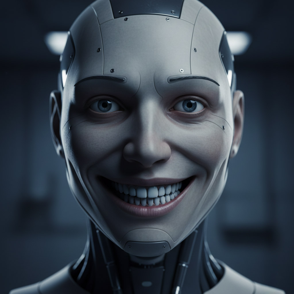 휴머노이드 얼굴의 표정 실패 사례 분석