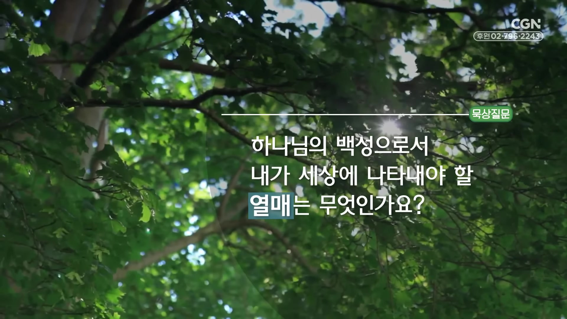 하나님의 백성으로서 내가 세상에 나타내야 할 열매는 무엇인가요?