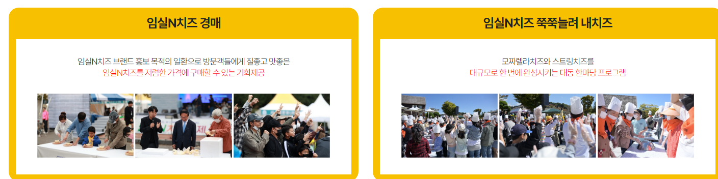 임실 N 축제 프로그램