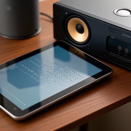 음성 기술과 점자의 융합: 시각 장애인을 위한 디지털 독립