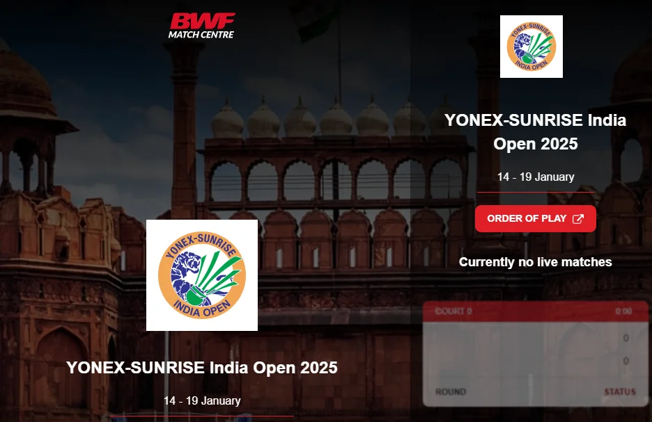 인도 오픈 배드민턴 안세영 경기 일정