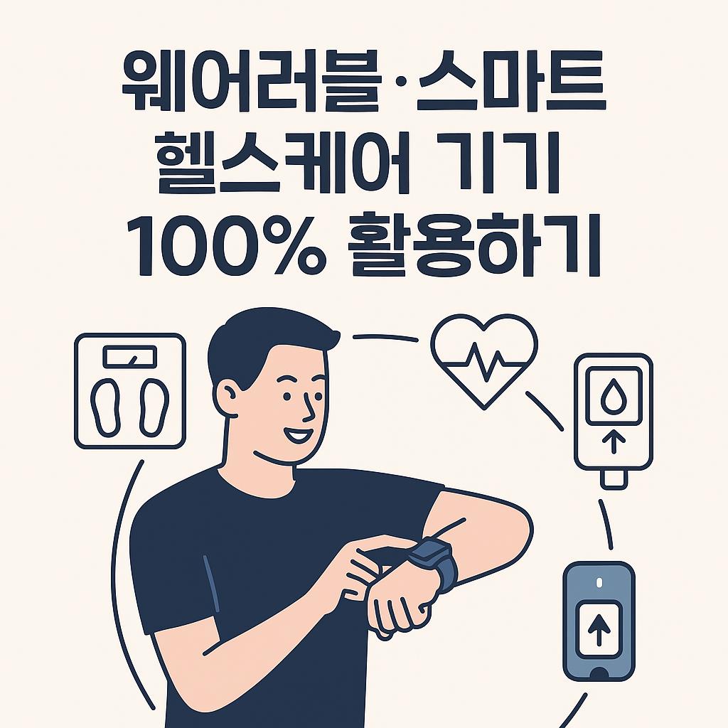 웨어러블&middot;스마트 헬스케어 기기 100% 활용하기: 2025년 최신 트렌드와 실전 가이드