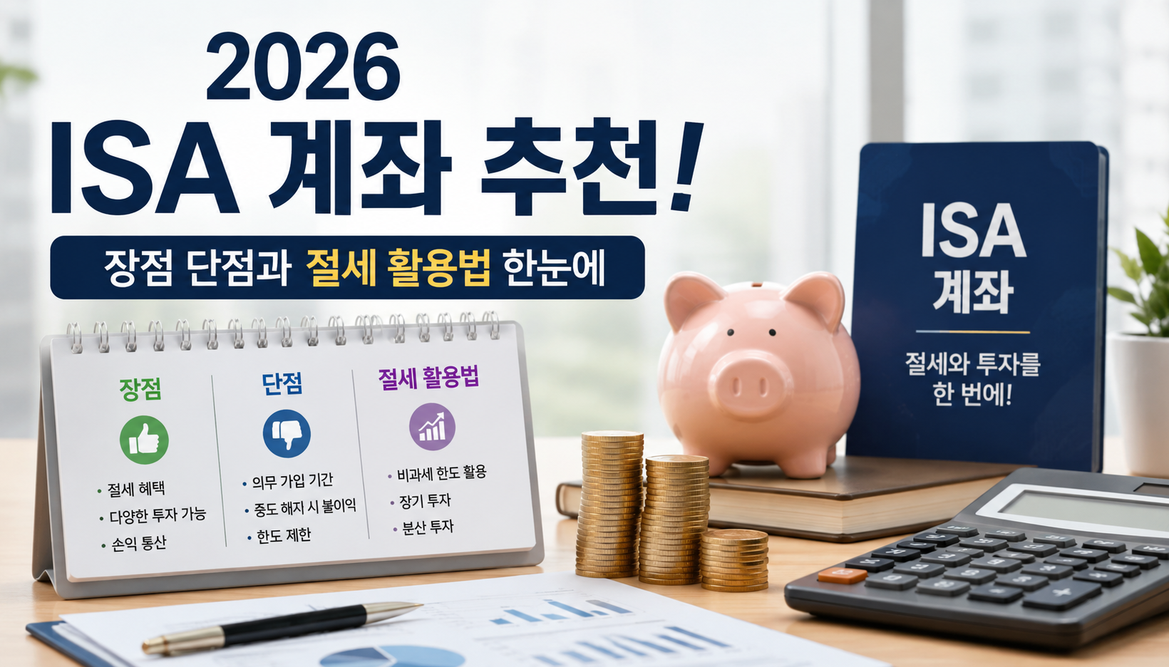 ISA계좌 절세 효과 및 장단점 3분 완벽 정리