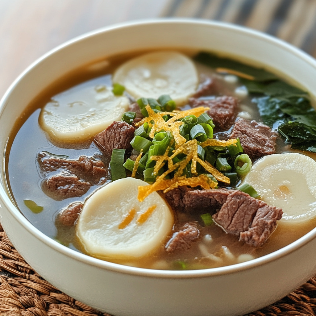 소고기떡국 끓이는 법 초간단 맛있는 레시피