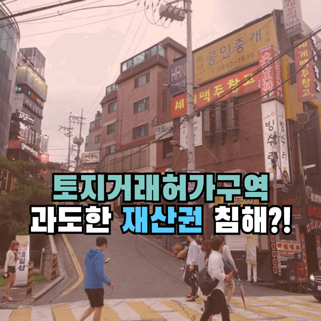 토지거래허가구역, 과도한 재산권 침해?!