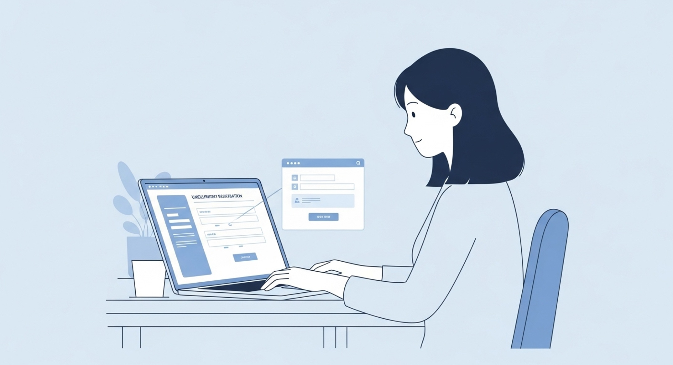 구직사이트를 탐색하는 근로자, 꾸준한 활동이 중요합니다.