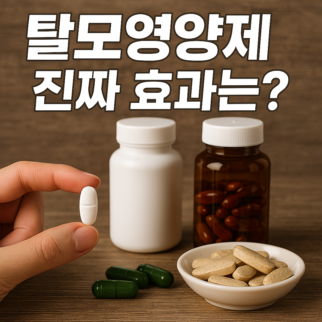 약사가 추천하는 탈모에 좋은 영양제 TOP 10