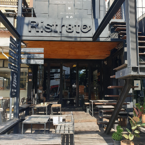 치앙마이 카페 투어 ③ : 님만해민의 핫한 카페들 (Ristr8to Original)_ 매장 전면