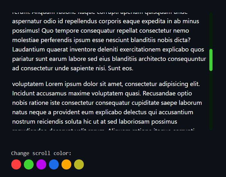 scrollbar-library