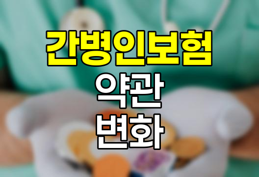 간병인 보험 약관 변화와 영향