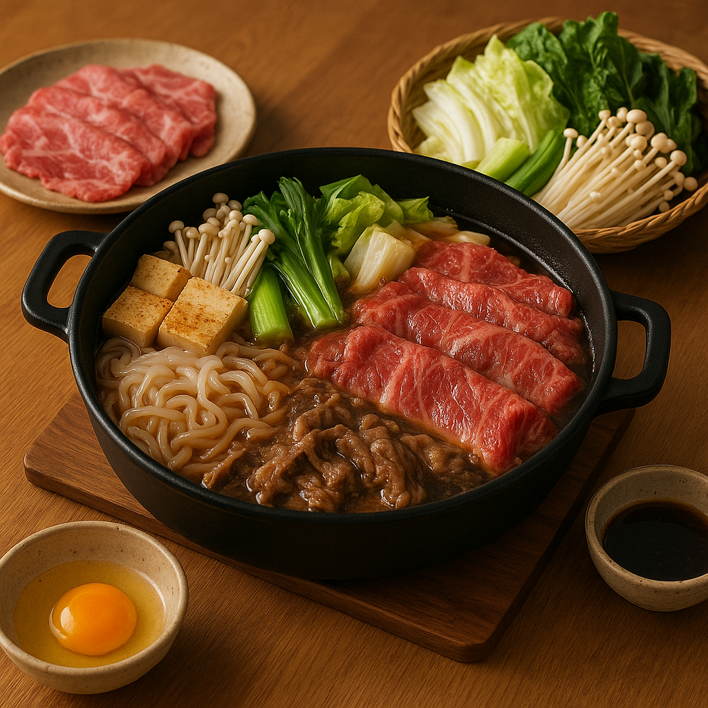 집에서 만드는 일본식 스키야끼