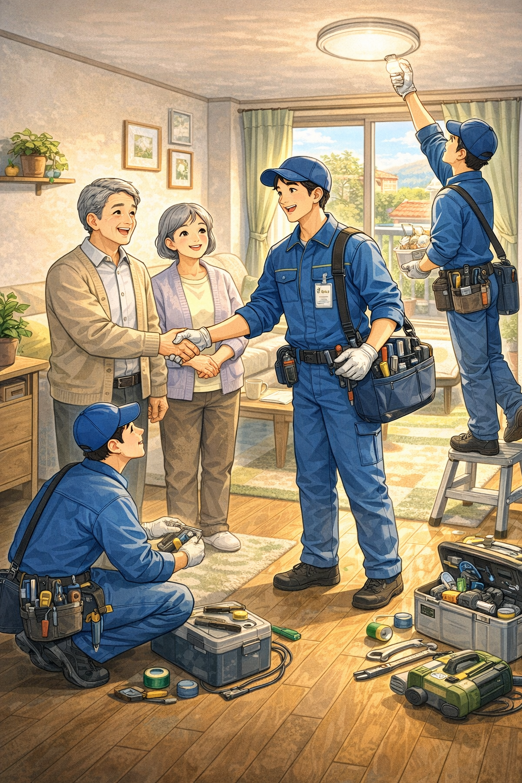 찾아가는 주택관리서비스! 저소득층 가구를 위한 생활 밀착형 주거환경 개선 지원 안내