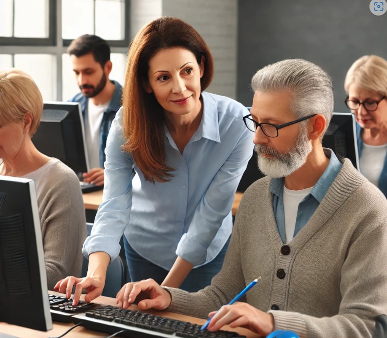 컴퓨터 재취업 교육 이미지