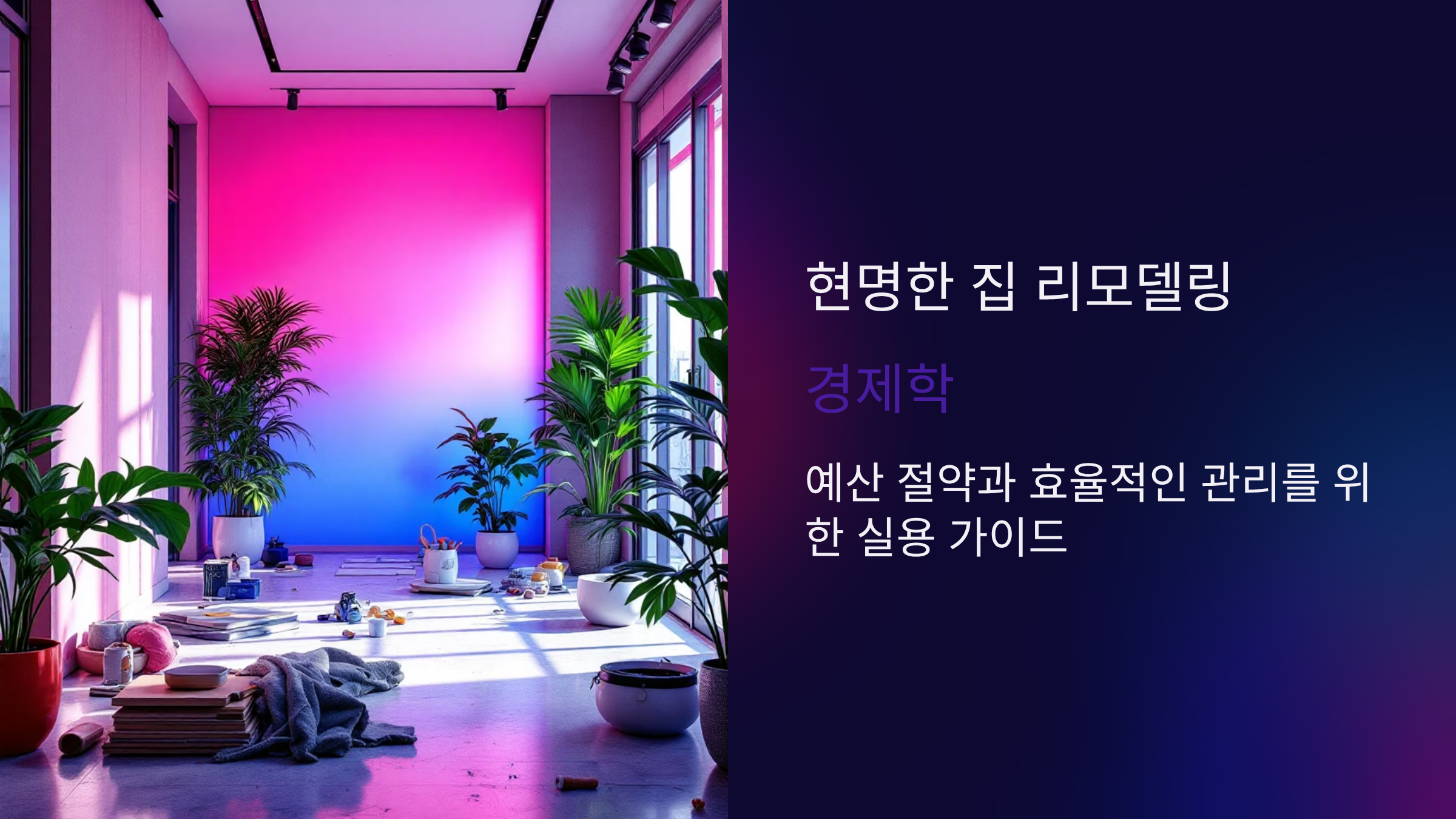 주택 리모델링 비용 절감 가이드