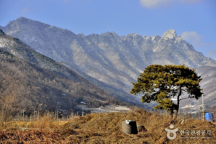 주흘산 등산코스 지도