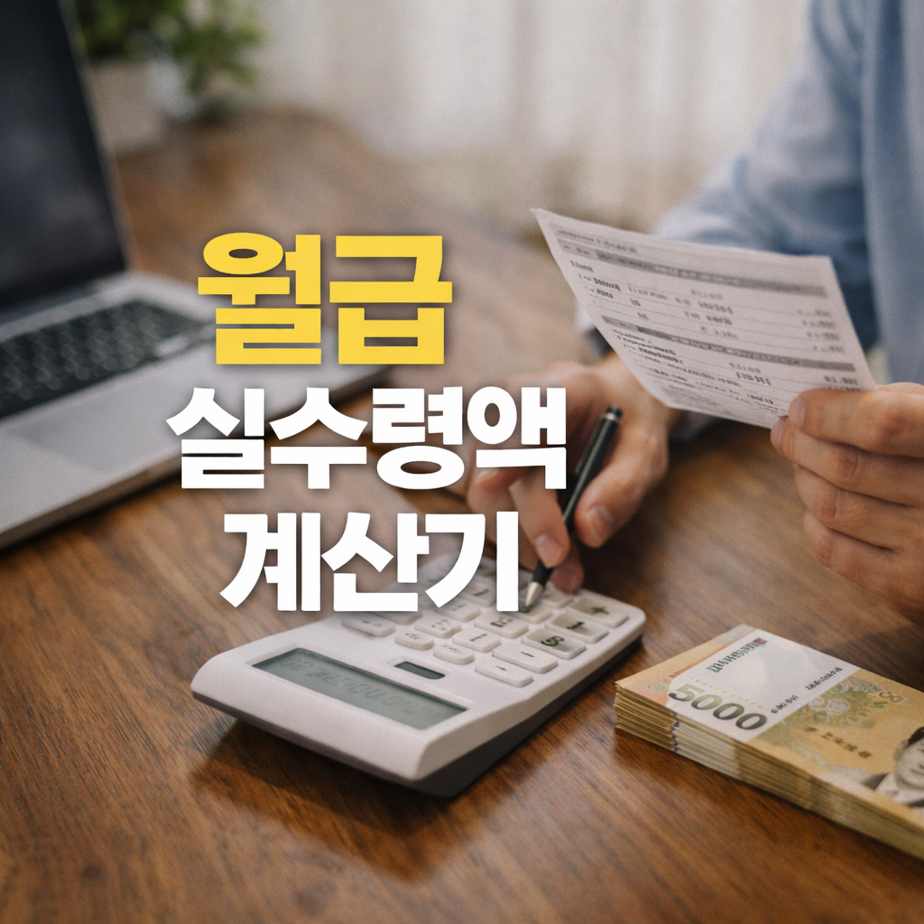 월급 실수령액 계산기 직장인 기준|세후 월급 바로 확인