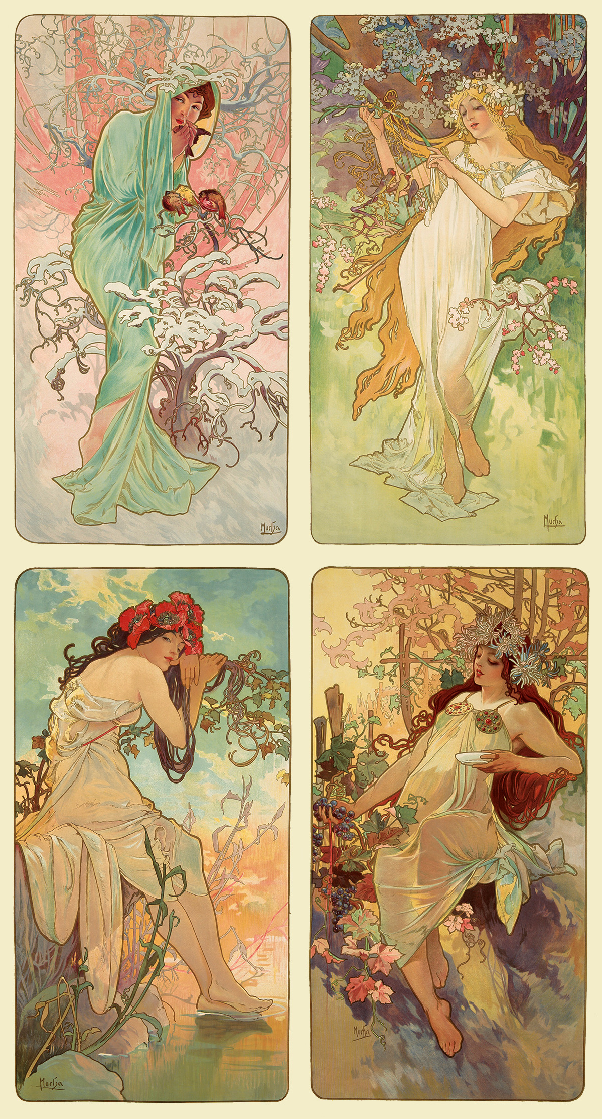 2. 사계 연작 (The Seasons, 1896)