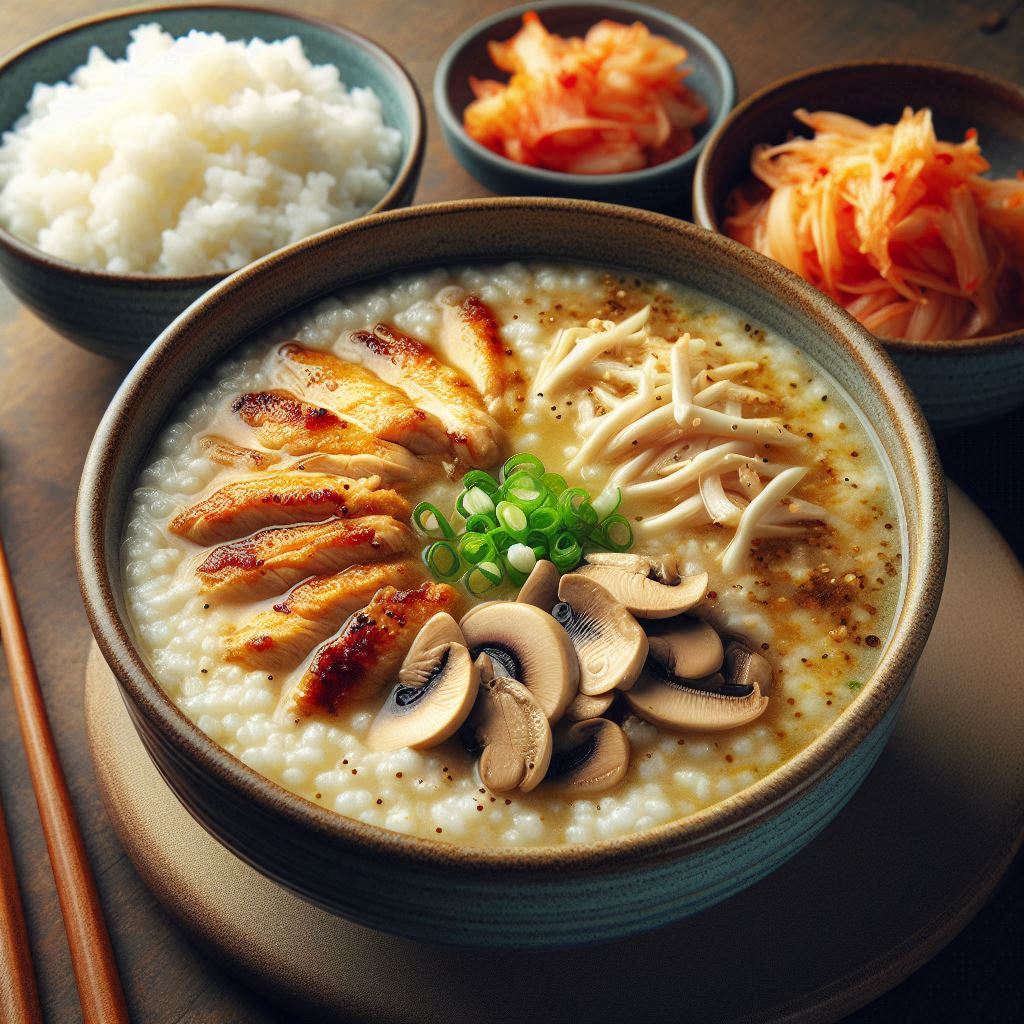 여름철 보양식 닭죽