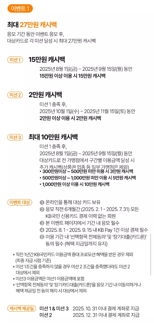 2025년+8월+신용카드+KB국민+신규혜택+참여방법2