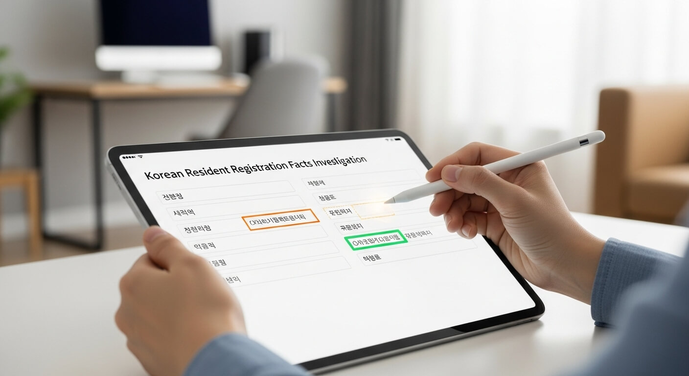 주민등록 사실조사 비대면