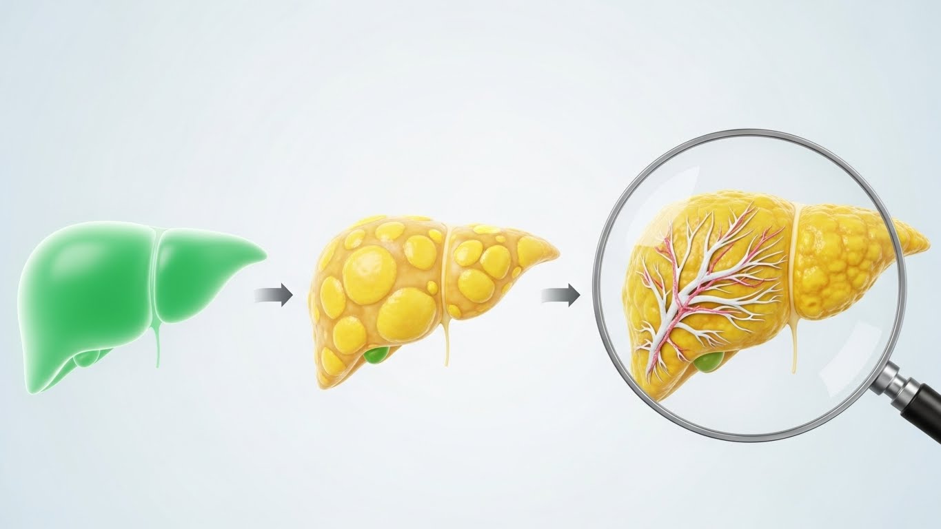 술 안 마시는 지방간이 더 무서운 이유 (NAFLD vs MASH)