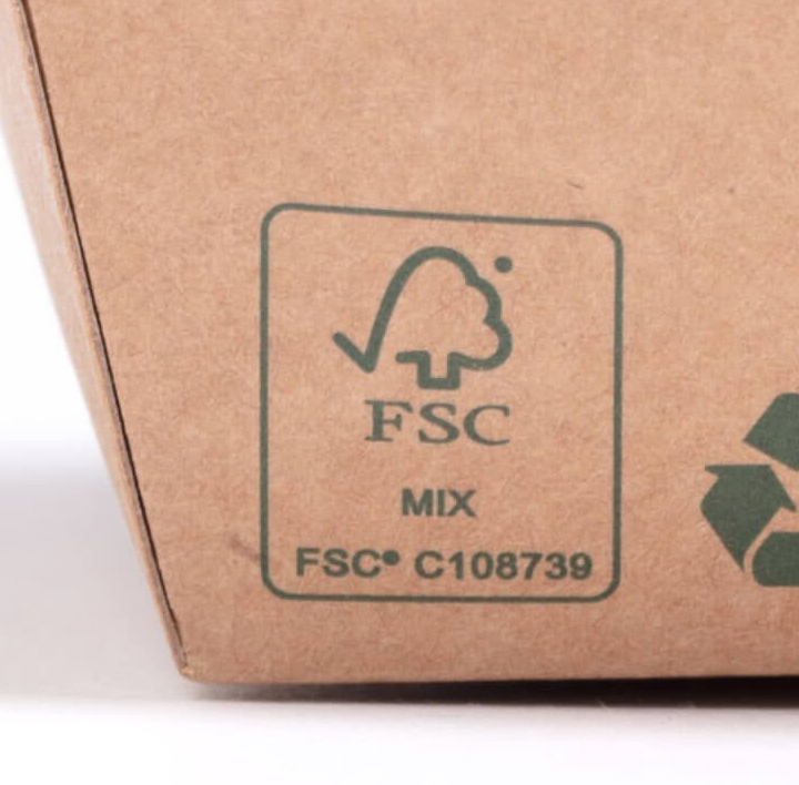 FSC 마크가 붙어있는 상자!
