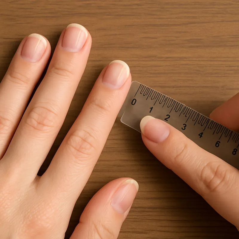 손톱이-일정한-속도로-자라는-이유를-시각적으로-표현한-이미지로-손톱의-길이를-자를-수-있게-자세히-측정하는-모습