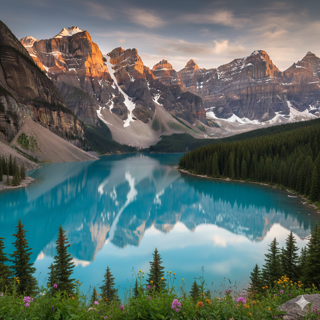 캐나다의 명소 밴프 국립곡원