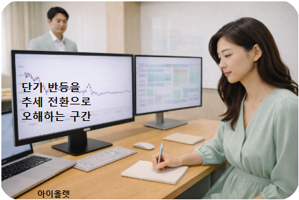 개인 투자자가 착각하기 쉬운 장중 반등 구간