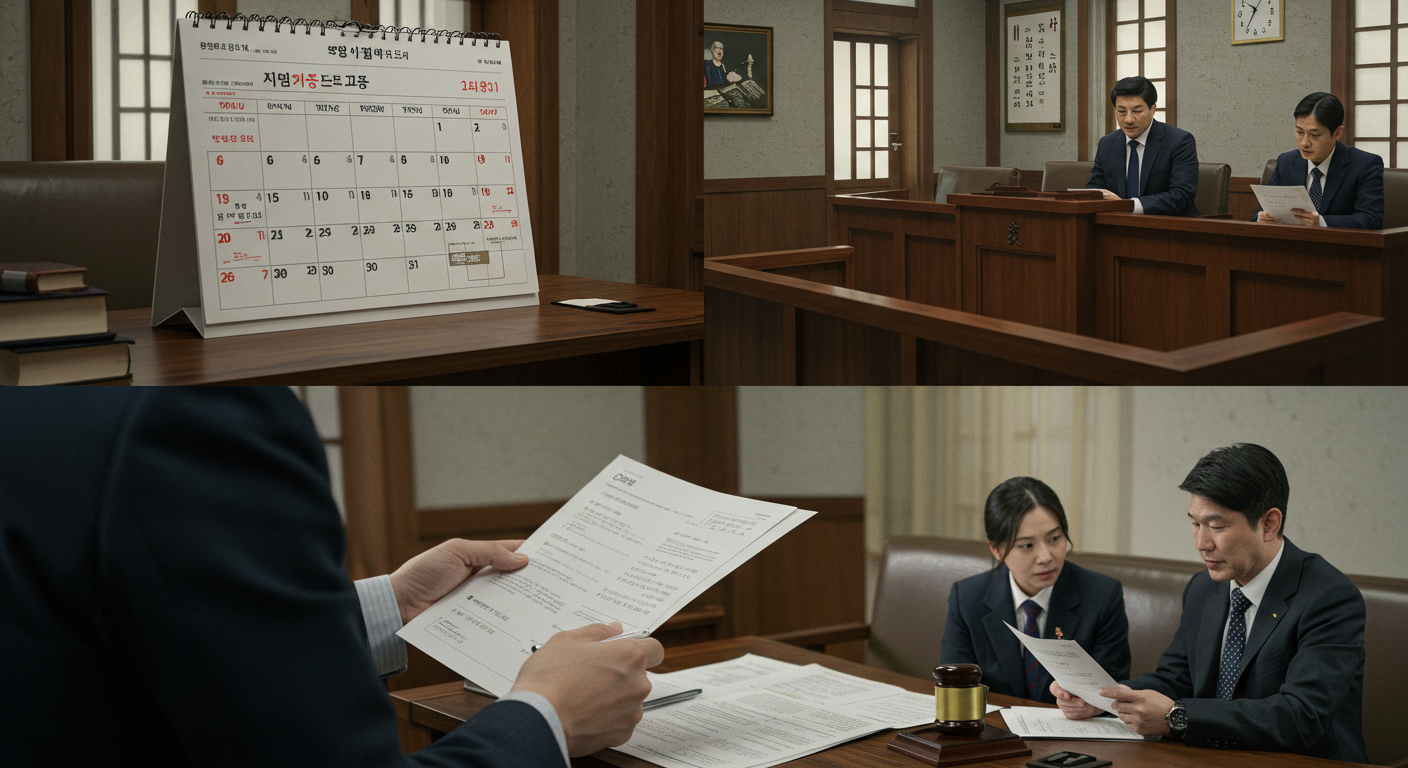 연기신청 기각 시 발생할 수 있는 불이익