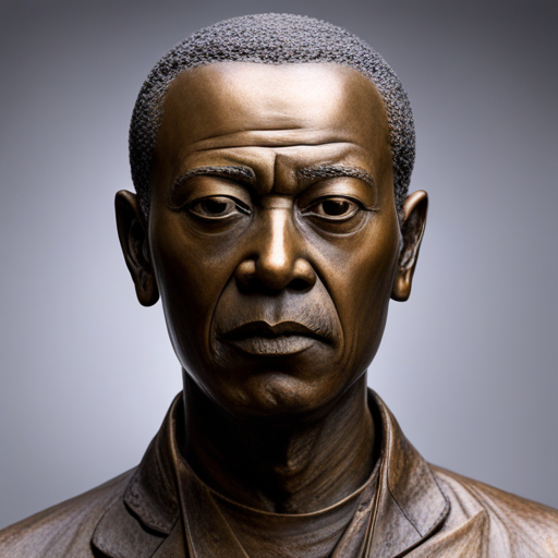 광주 정율성 흉상