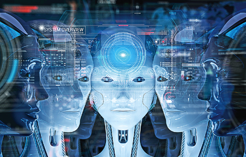 알트태그-인공지능들이 서로 연결되어 학습하고 있다