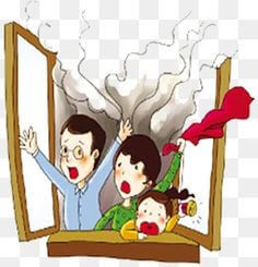 불이-나는-꿈-불이나서-창문으로-구조요청-하고있음