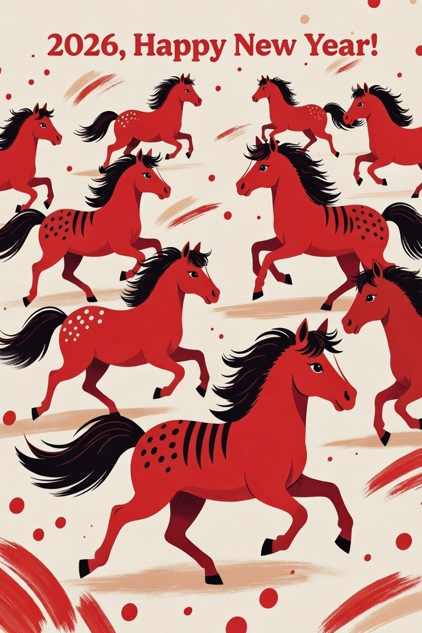 2026년 신년축하 연하장 이미지 02