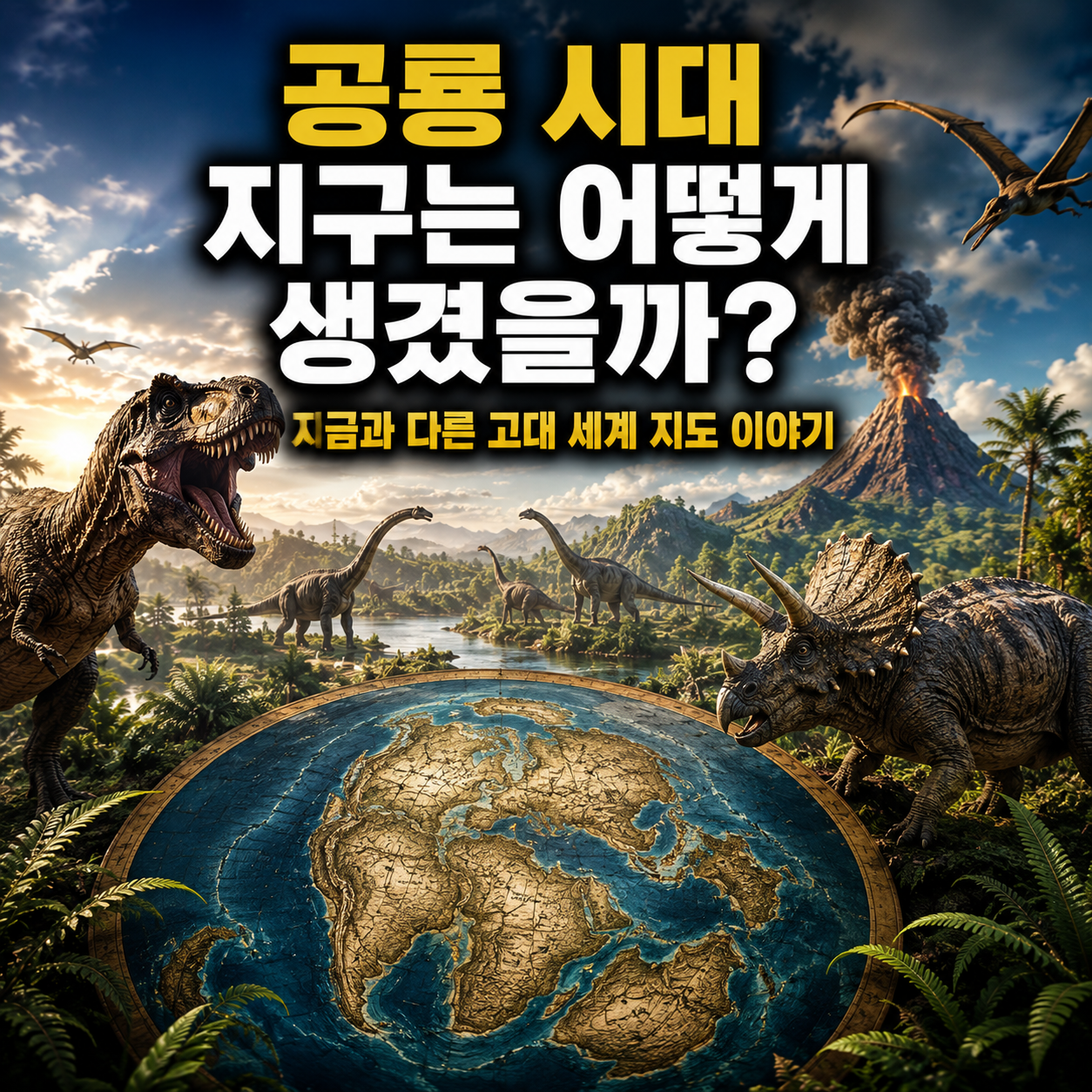 공룡 시대 지구는 어떻게 생겼을까