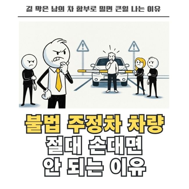 길 막은 차량 무단 이동 시 손괴죄 처벌과 대처
